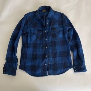 Iron Heart Ultra Heavy Weight Blue Flannel